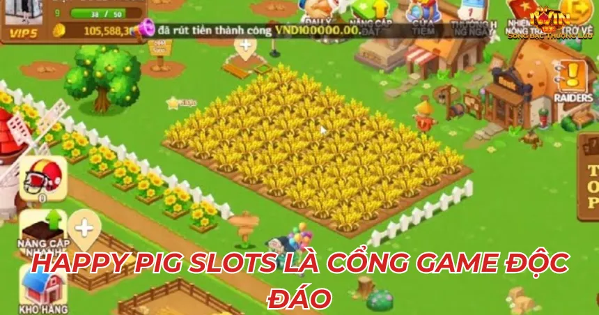 Happy pig slots là cổng game độc đáo